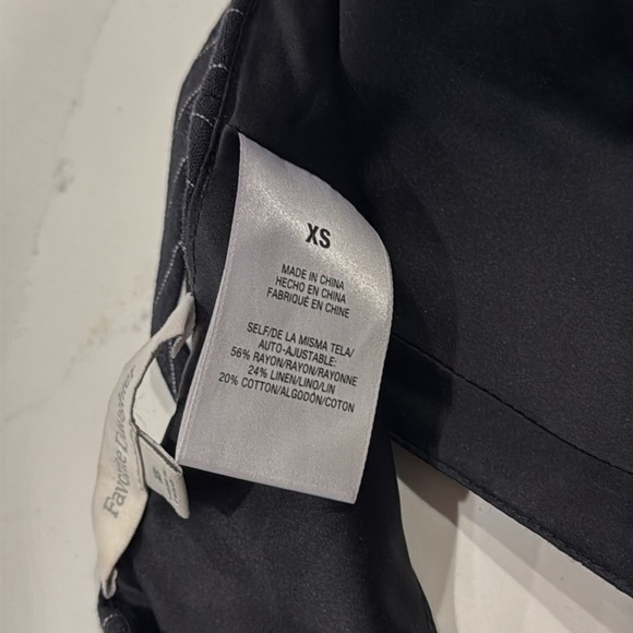 Favorite Daughter | The Ex-Boyfriend Bra Black Pinstripe | Size XS - Picture 7 of 8